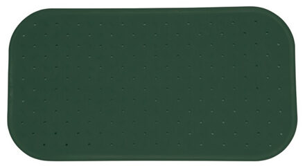 MSV Douche/bad anti-slip mat badkamer - rubber - groen - 36 x 97 cm - rechthoek - XXL-size