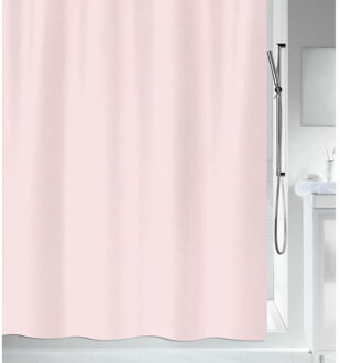 MSV Douchegordijn - lichtroze - gerecycled polyester - 180 x 200 cm - wasbaar