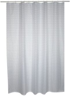 MSV Douchegordijn Mosaik Zwart 180cm