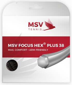 MSV Focus-HEX Plus 38 Set Snaren 12m-Zwart - 1.15,1.20,1.25,1.30