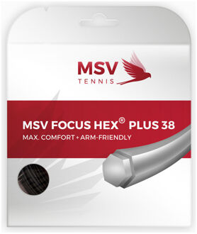 MSV Focus-HEX Plus 38 Set Snaren 12m-Zwart - 1.15