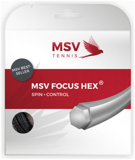 MSV Focus-HEX Set Snaren 12m zwart - 1.10,1.18,1.23,1.27