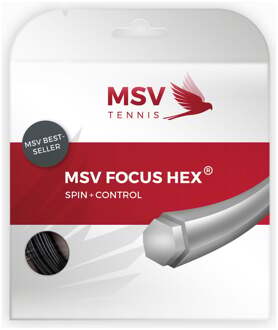 MSV Focus-HEX Set Snaren 12m-Zwart - 1.10,1.18,1.23,1.27
