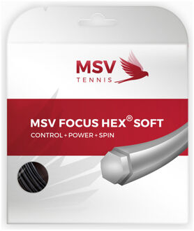 MSV Focus-HEX Soft Set Snaren 12m-Zwart - 1.30