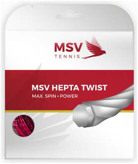 MSV Hepta-Twist Set Snaren 12m-Rood - 1.15