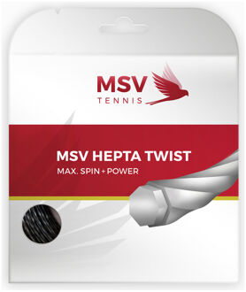 MSV Hepta-Twist Set Snaren 12m-Zwart - 1.30