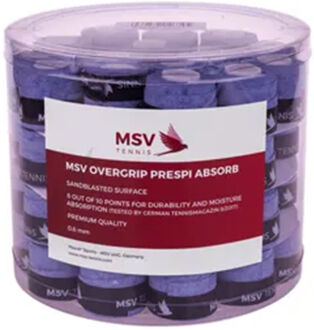 MSV Overgrip Prespi Verpakking 60 Stuks-Lichtblauw - nosize
