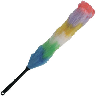 MSV Plumeau - Stofborstel -Duster - hand stoffer - gekleurd - 61 cm - Schoonmaken