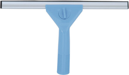 MSV Raamwisser/raamtrekker - kunststof handvat - blauw - 30 cm breed