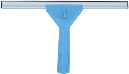 MSV Raamwisser/raamtrekker - kunststof handvat - blauw - 40 cm breed