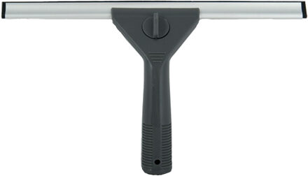 MSV Raamwisser/raamtrekker - kunststof handvat - donkergrijs - 24 cm breed