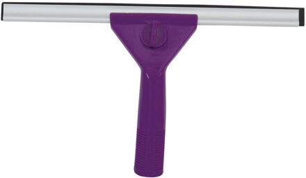 MSV Raamwisser/raamtrekker - kunststof handvat - paars - 30 cm breed