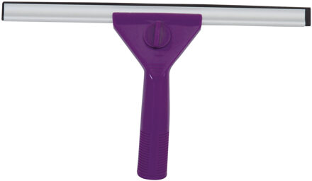 MSV Raamwisser/raamtrekker - kunststof handvat - paars - 35 cm breed