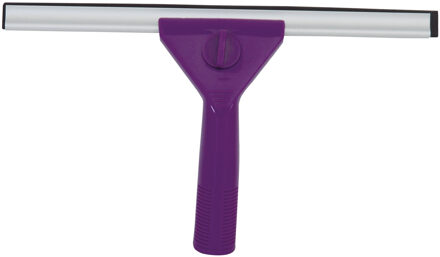 MSV Raamwisser/raamtrekker - kunststof handvat - paars - 40 cm breed