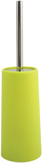 MSV Toiletborstel in houder/WC-borstel - appelgroen - kunststof - 35 cm