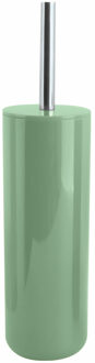 MSV Toiletborstel in houder/wc-borstel Porto - kunststof - groen - 38 x 9 cm