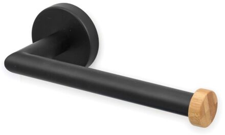 MSV Toiletrolhouder Iana - Metaal - Zwart Mat