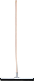 MSV Vloertrekker/douchetrekker voor water - metaal/natuurrubber - breedte 44 cm - steel hout 120 cm