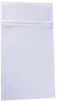 MSV Waszak voor kwetsbare kleding wasgoed/waszak - wit - Medium size - 45 x 25 cm - Waszakken