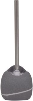 MSV Wc-borstel Met Houder Zen - Kunststof - Grijs