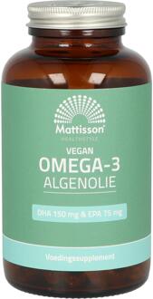 / MT1495Plantaardige Vegan Omega 3 Algenolie DHA 150mg / EPA 75mg 180 vcaps.