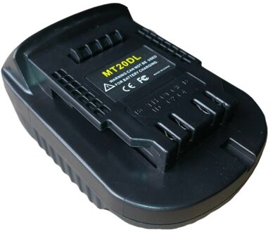 Mt20Dl Batterij Adapter Voor Makita 18V Bl1830 Bl1860 Bl1815 Li-Ion Batterij Voor Dewalt 18V 20V Dcb200 Li-Ion batterij