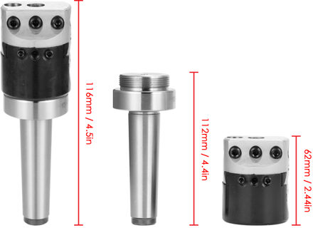MT3-M12 Morse Taper Boring Bar Voor Draaibank Frezen Draaibank Gereedschappen Koolstofstaal Cnc Arbor Adapter