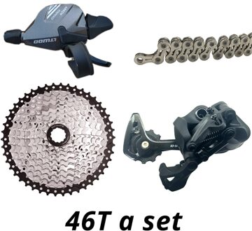 Mtb 1X10 Speed 10 S Groupset Versnellingspook + Achterderailleur + Ketting + Cassette 42T 46T 50T 46T groupset