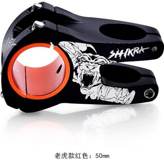 Mtb 35/50Mm Stuurpen Cnc 35Mm 31.8Mm Stuur Ultralight Holle Aluminium Legering Fiets Stuurpen 28.6Mm Stuurbuis Mountainbike zwart 50mm