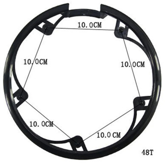 MTB 42T/44T/46T/48T/52T Plastic Chain Wheel Cover Chain Guard Ring Crankset Universal Protect Cap Crank Tooth Plate