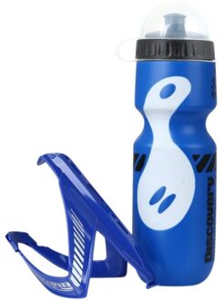 Mtb 650Ml Fles Water + Bidonhouder Mount Houder Outdoor Sport Water Bottle Voor Fietsen Mountainbikes Sport Ons 2