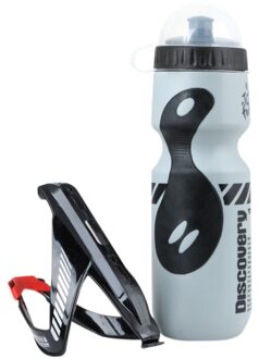 Mtb 650Ml Fles Water + Bidonhouder Mount Houder Outdoor Sport Water Bottle Voor Fietsen Mountainbikes Sport Ons 4