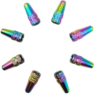 MTB Bicycle Presta Valve Cap Aluminum Rainbow Road Bike Presta Valve Cap Wheel Rim Tyre Stem Dust Cover Bicycle French Valve Cap