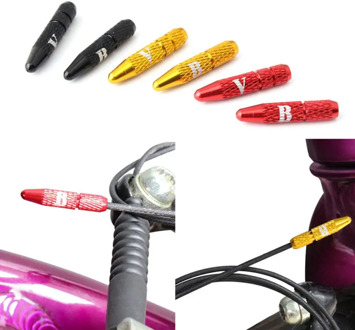 MTB Bike Bicycle Brake Shifter Aluminum Inner Cable Tips Crimps Cycle Cycling Parts Derailleur Shift Cables End Caps