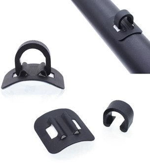 Mtb Bike Cable Fixed Clamp Aluminum Cable Hosing Guide Brake Cable Clip Frame Buckle 5 Piece