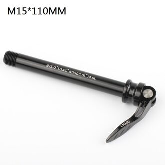 Mtb Bike Legering Front Thru Assen 110X15 Mm Snelspanner Met Borgmoer 15 Mm Mountain Fiets Qr wielnaaf Door As
