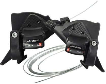 Mtb Bike Shifter Lever Set Met Shift Kabels Fietsen 3X7/8/9/10/11 Speed Gear draagbare Stofdicht Fietsen Onderdelen Voor Micronew 8 speed