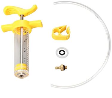 Mtb Fiets Hydraulische Schijfrem Olie Bleed Kit Fiets Reparatie Tools Voor Sram Mtb Fiets Reparatie Tools Fietsen Accessoires Rood