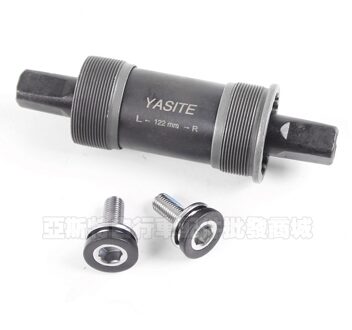 MTB Fiets Trapas BB Quare Gat Crank 107 113 118 120 122 124 127mm met Waterdichte Schroeven 68x120mm