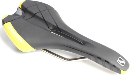 Mtb Folding Road Fiets Fietsen Zadel Hollow Ademend Zitkussen Pad Fietsen Seat Shockproof Fiets Zadel zwart geel