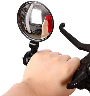 MTB Mountain Road Bike Rear Mirrors 360 Degree Rotation Bicycle Handlebar Mount Round Rearview Mirror Safety Cycling Equipment