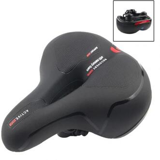 Mtb Mountainbike Fiets Fietsen Thicken Ademend Zadel Seat Pad Kussen Comfortabele Mountainbike Fietsen Pad Kussen Cove rood 2