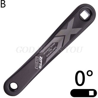 Mtb Mountainbike Linkerkant Crank Arm 170Mm Vierkante Ruit Gat Crankstel Road Fiets Linker Crank