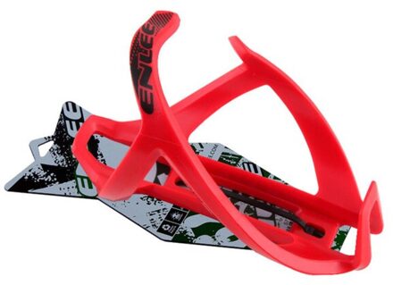 Mtb Racefiets Bidonhouder Water Fles Houder Socket Twee-Tone Ultralightplastic Beugel Fles Drum Houder Fiets Accessoires Rood