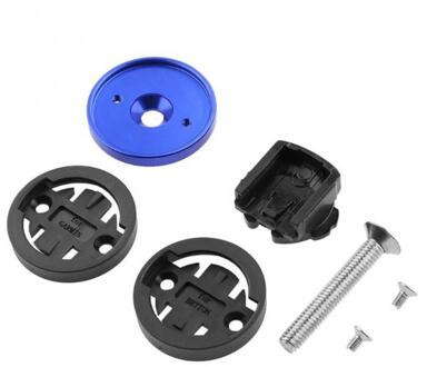 Mtb Racefiets Gps Snelheidsmeter Mount Beugel Computer Houder Stem Top Cap Fietsen Stopwatch Voor Garmin Voor Bryton Cateye zilver