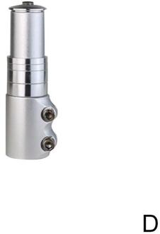 Mtb Racefiets Vork Extension Adapter Stuurpen Conversie Opknoping Core Riser Kind Glijdende Fiets Onderdelen zilver