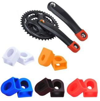 MTB Road Bicycle Sprocket Protection Crankset Crank Guard Bike MTB Arm Boots Chain Ring Protective Cover Bike Accessory 1Pair