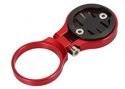 Mtb Road Fiets Computer Mount Houder Aluminium Ultralight Computer Stopwatch Snelheidsmeter Front Stuurpen Uitbreiding Ondersteuning Hold rood