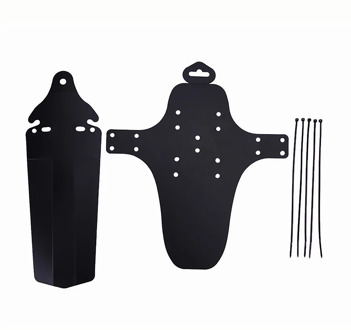 MTB Road Mountain Bike Mud Flaps Bicycle Fenders Black Solid Cycling Wings Front/Rear Bicycle Mudguard Bike Fenders Accessories