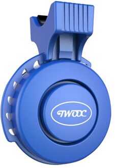 Mtb Weg Mountainbike Elektronische Hoorn Usb Oplaadbare Elektrische Scooter Fiets Stuur Sound Alarm Ring Bell Blauw